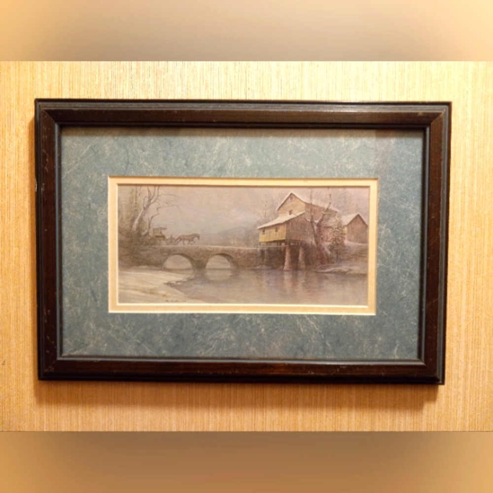 Ben Hampton Vintage 1974 SUNDAY MORNING Signed Print
